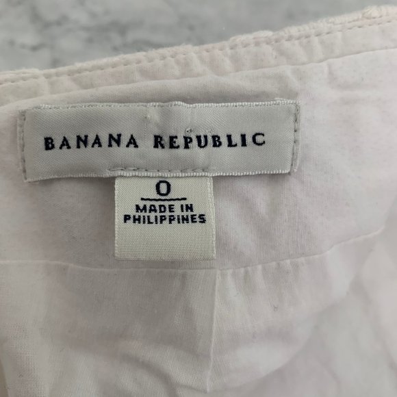 Banana Republic white pencil mini skirt size 0 - Picture 3 of 4